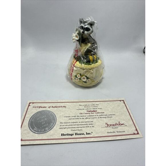 Brahm's Lullaby Melodies Country Fair Collection Heritage House Has Certificate - Picture 4 of 11
